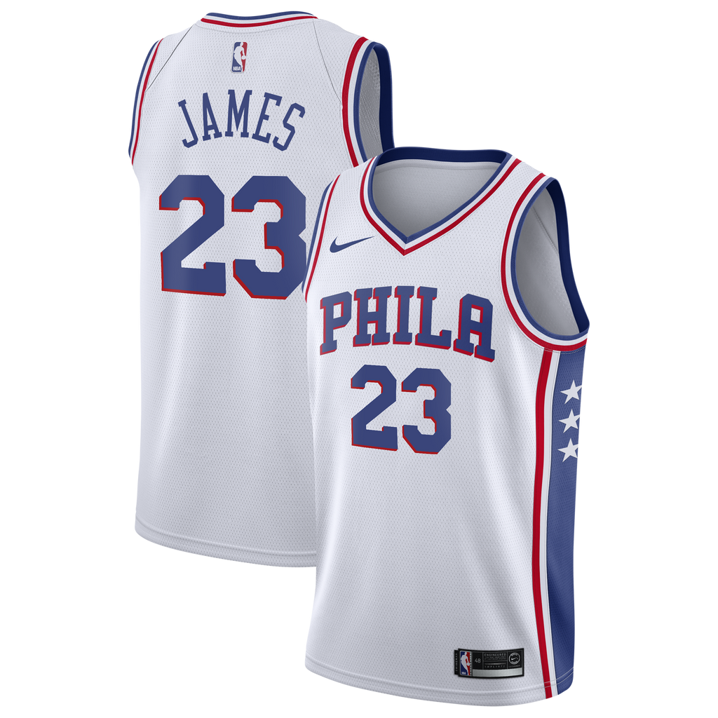 Philadelphia 76ers LeBron James Nike Association Swingman product image 1