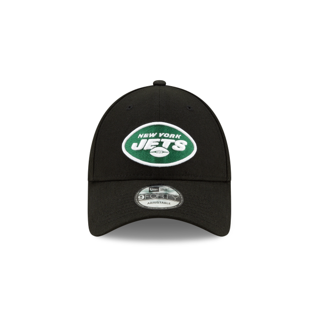 New York Jets Black The League Primary Logo 9FORTY Adjustable Game Cap product image 2, provided for visual reference and