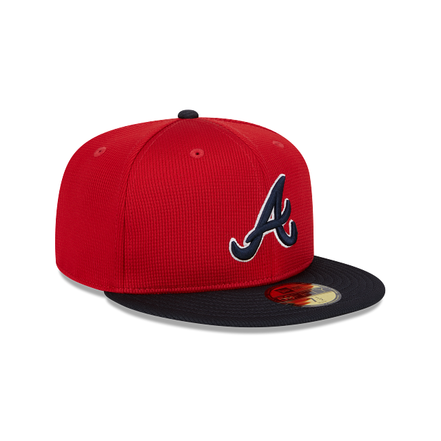 Atlanta Braves New Era Red/Navy 2025 Spring Training 59FIFTY Fitted Hat product image 3, provided for visual reference and