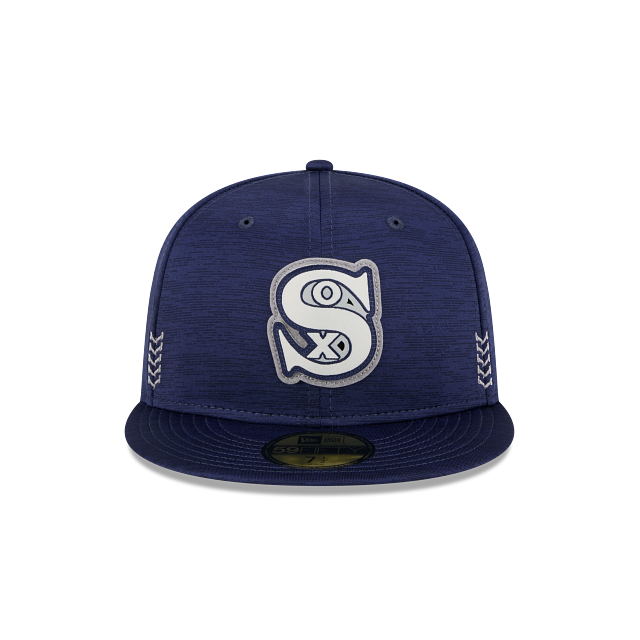 Chicago White Sox New Era Navy 2024 Clubhouse Alternate 59FIFTY Fitted Hat product image 2, provided for visual reference