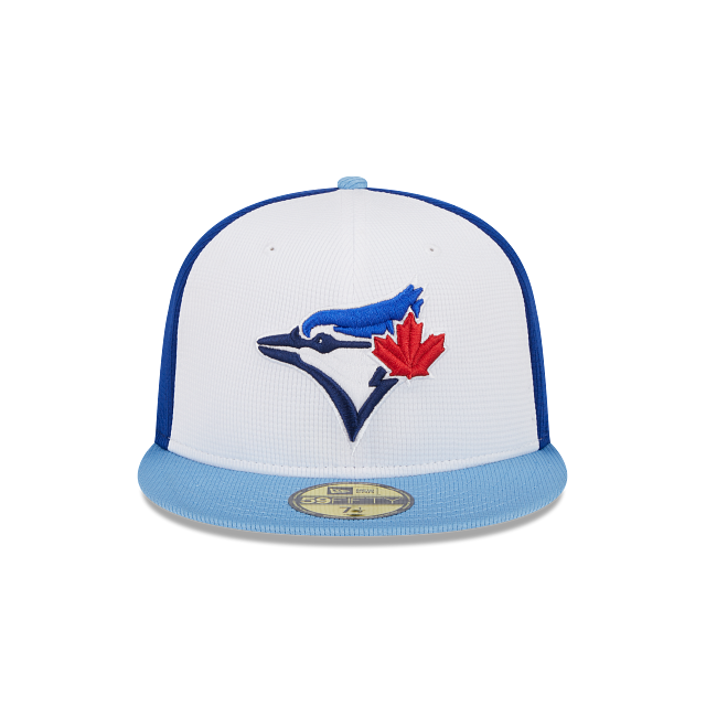 Toronto Blue Jays New Era White/Blue 2024 Spring Training 59FIFTY Fitted Hat product image 2, provided for visual reference