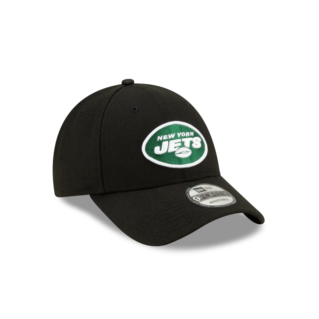 New York Jets Black The League Primary Logo 9FORTY Adjustable Game Cap product image 3, provided for visual reference and