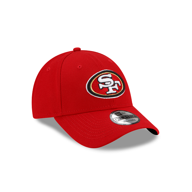 San Francisco 49ers Scarlet The League 9FORTY Adjustable Game Hat product image 3, provided for visual reference and product