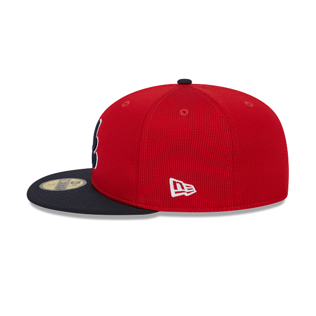 Atlanta Braves New Era Red/Navy 2025 Spring Training 59FIFTY Fitted Hat product image 4, provided for visual reference and