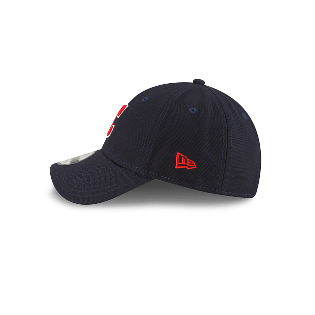 Cleveland Guardians New Era Road The League Navy 9FORTY Adjustable Hat product image 4, provided for visual reference and