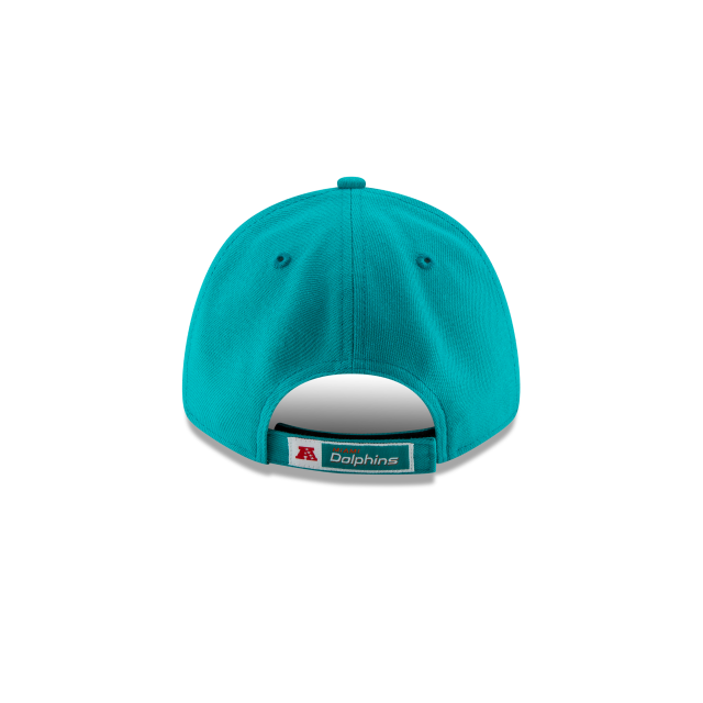 Miami Dolphins Aqua The League 9FORTY Adjustable Game Hat product image 4, provided for visual reference and product detail