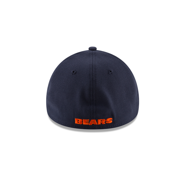 Chicago Bears New Era Navy Team Classic 39THIRTY Flex Hat for Men product image 6, provided for visual reference and product
