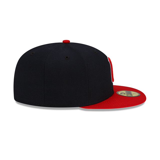 Cleveland Guardians New Era 2 Tone Home On Field 59FIFTY Fitted Hat product image 5, provided for visual reference and