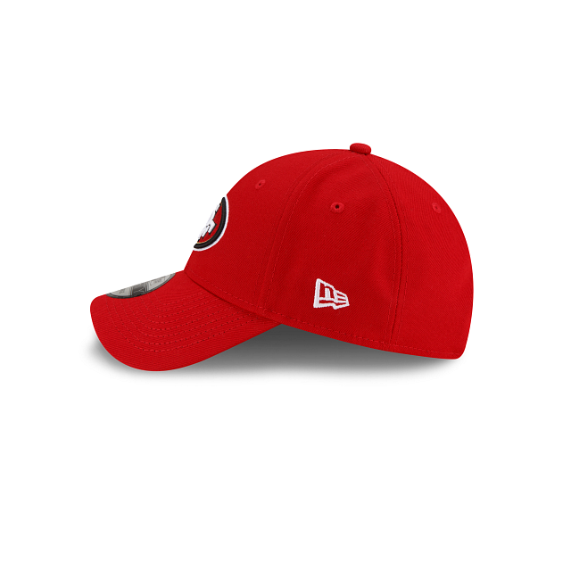 San Francisco 49ers Scarlet The League 9FORTY Adjustable Game Hat product image 4, provided for visual reference and product