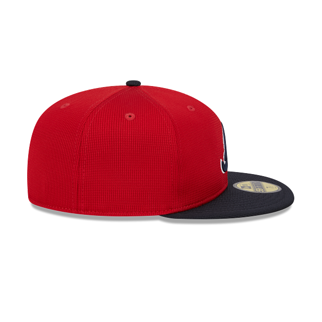 Atlanta Braves New Era Red/Navy 2025 Spring Training 59FIFTY Fitted Hat product image 5, provided for visual reference and