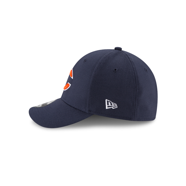 Chicago Bears New Era Navy Team Classic 39THIRTY Flex Hat for Men product image 4, provided for visual reference and product