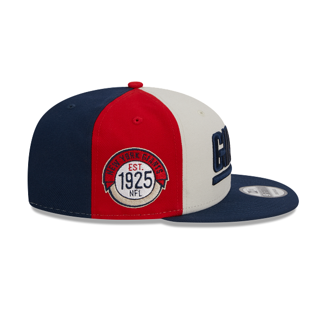 New York Giants Historic Team Color NFL 9FIFTY Snapback Adjustable Hat for Men product image 6, provided for visual