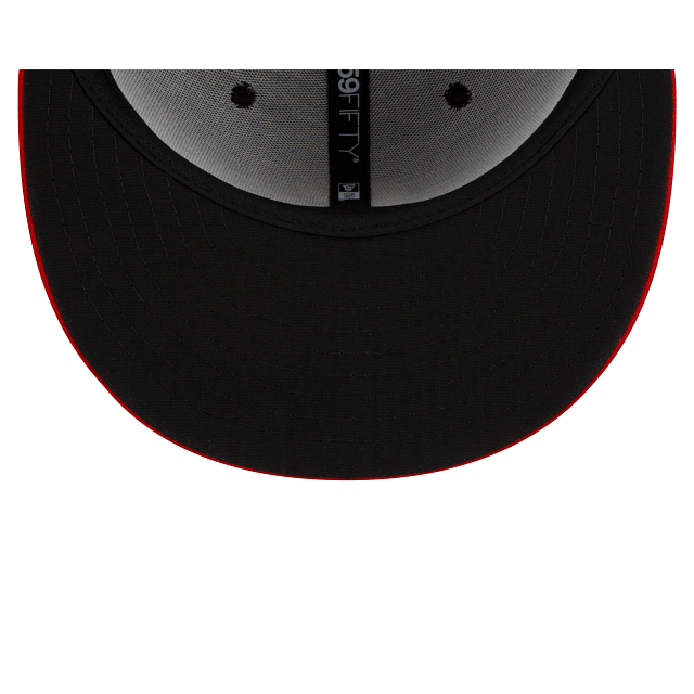 Cleveland Guardians New Era 2 Tone Home On Field 59FIFTY Fitted Hat product image 7, provided for visual reference and