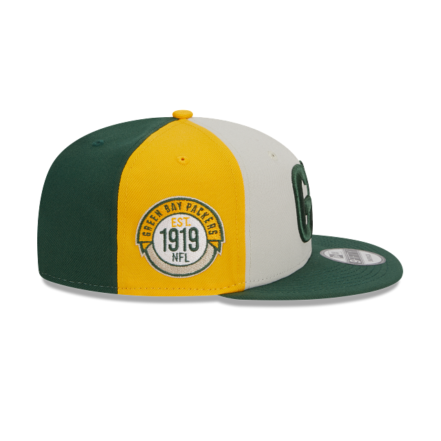 Green Bay Packers Historic Team Color NFL 9FIFTY Snapback Adjustable Hat for Men product image 4, provided for visual