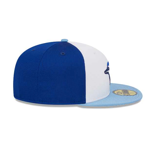 Toronto Blue Jays New Era White/Blue 2024 Spring Training 59FIFTY Fitted Hat product image 6, provided for visual reference
