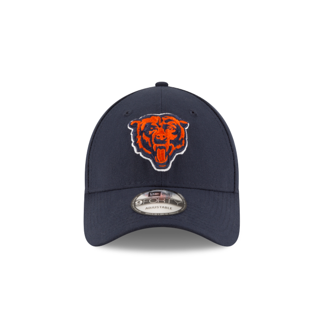 Chicago Bears Navy The League Primary Logo 9FORTY Adjustable Game Cap product image 2, provided for visual reference and