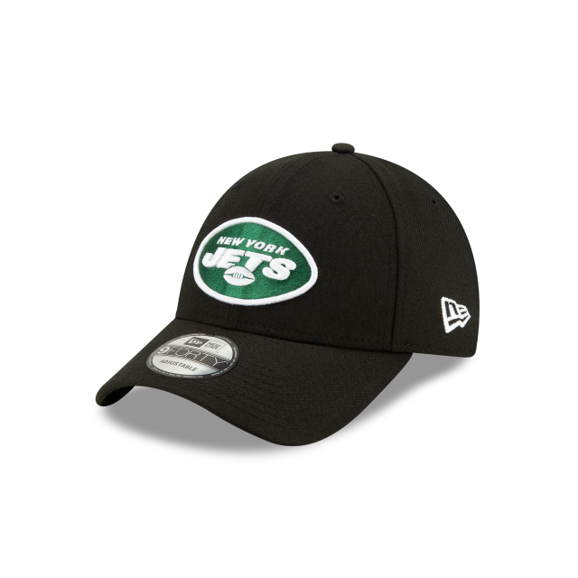 New York Jets Black The League Primary Logo 9FORTY Adjustable Game Cap product image 1, provided for visual reference and