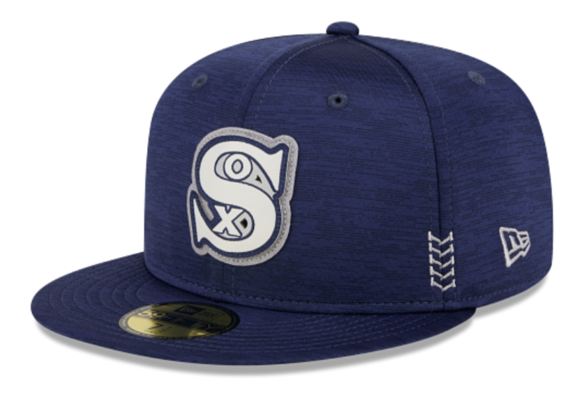 Chicago White Sox New Era Navy 2024 Clubhouse Alternate 59FIFTY Fitted Hat product image 1, provided for visual reference
