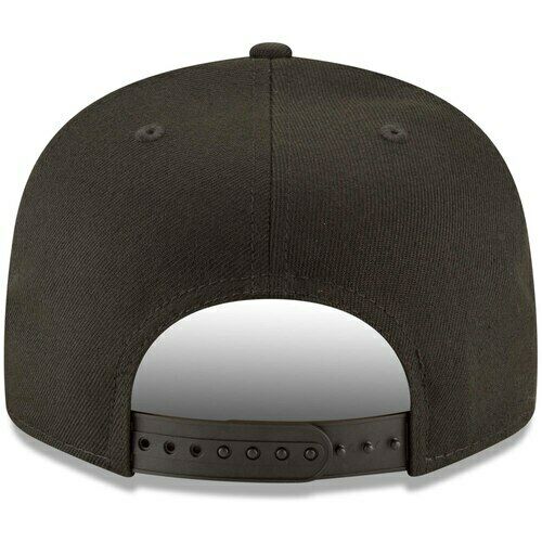Anaheim Angels New Era Black On Black Tonal 9FIFTY Snapback Hat for Men product image 4, provided for visual reference and