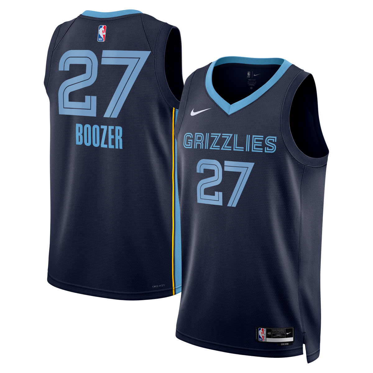 Memphis Grizzlies Nike Icon Swingman Jersey - Black product image 2