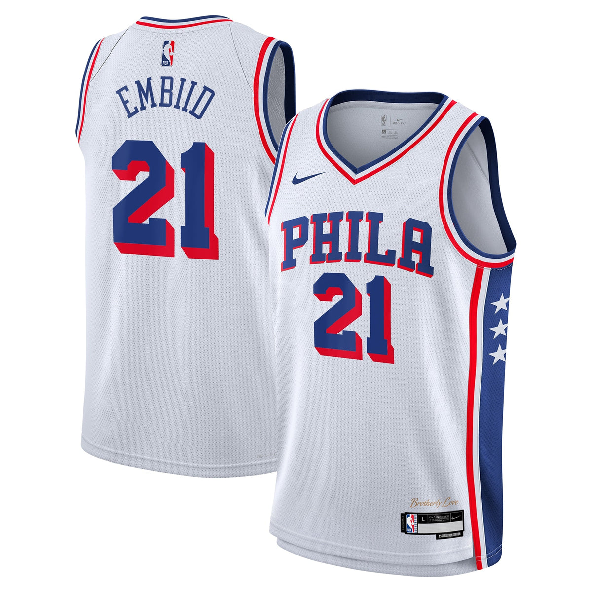 Philadelphia 76ers Joel Embiid Nike Association Swingman product image 2
