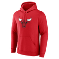 Chicago Bulls Fanatics Red Primary Logo Hoodie for Men product image 1, provided for visual reference and product detail