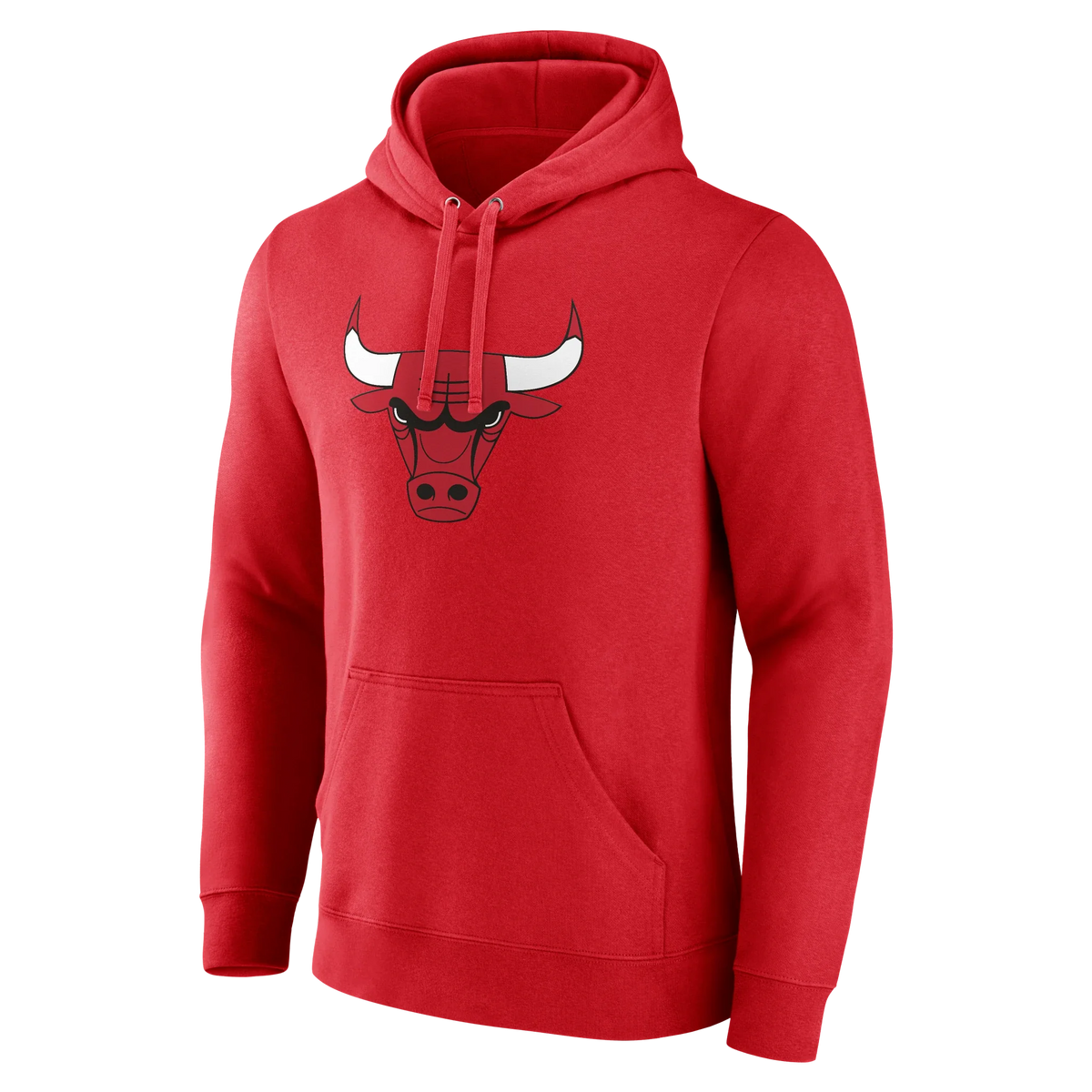Chicago Bulls Fanatics Red Primary Logo Hoodie for Men product image 1, provided for visual reference and product detail