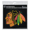 Chicago Blackhawks 6X6 Glitter Decal By Wincraft product image 1, provided for visual reference and product detail review