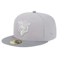 Chicago Bears New Era Gray/Graphite Iron Cloud 59FIFTY Fitted Hat product image 1, provided for visual reference and product