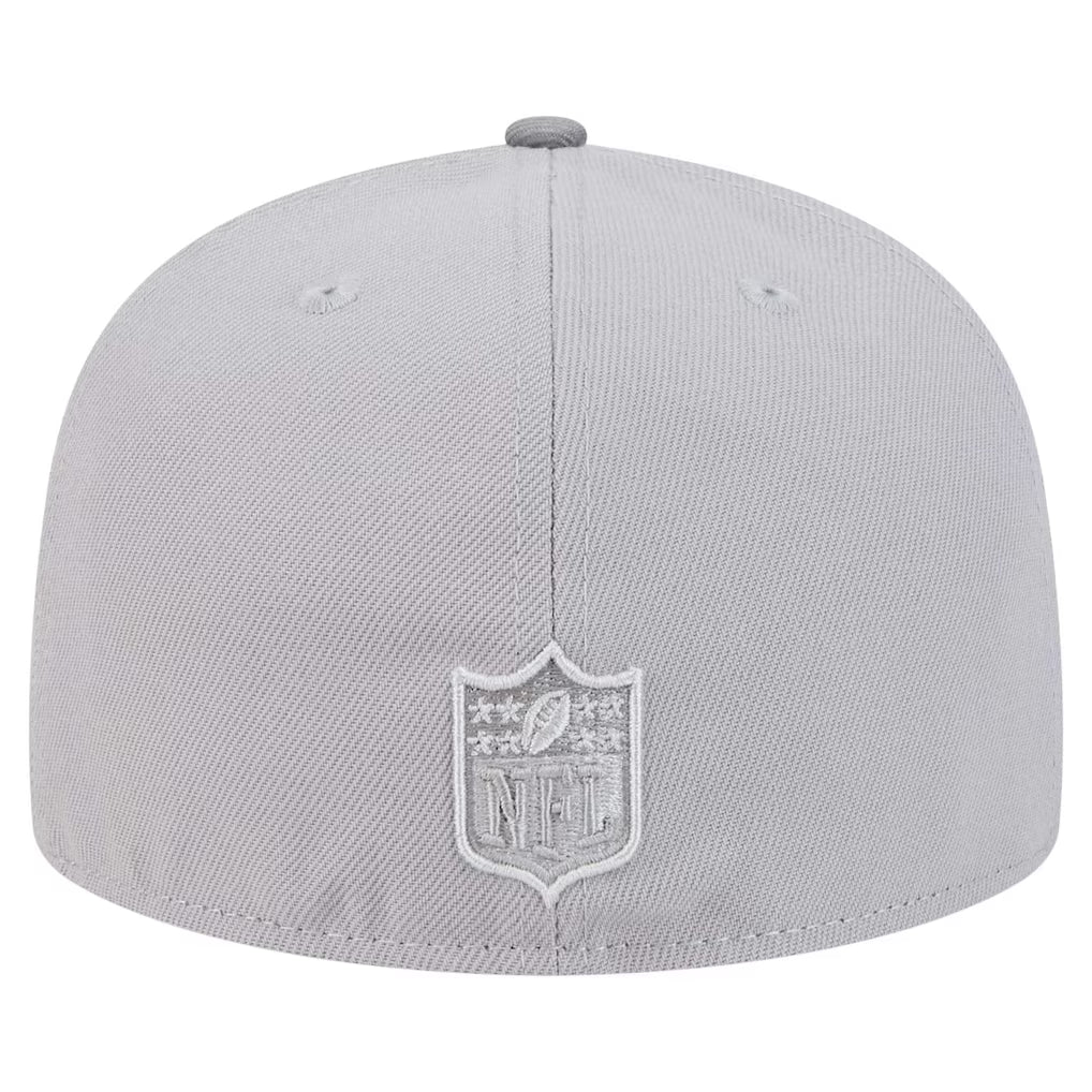 Chicago Bears New Era Gray/Graphite Iron Cloud 59FIFTY Fitted Hat product image 4, provided for visual reference and product
