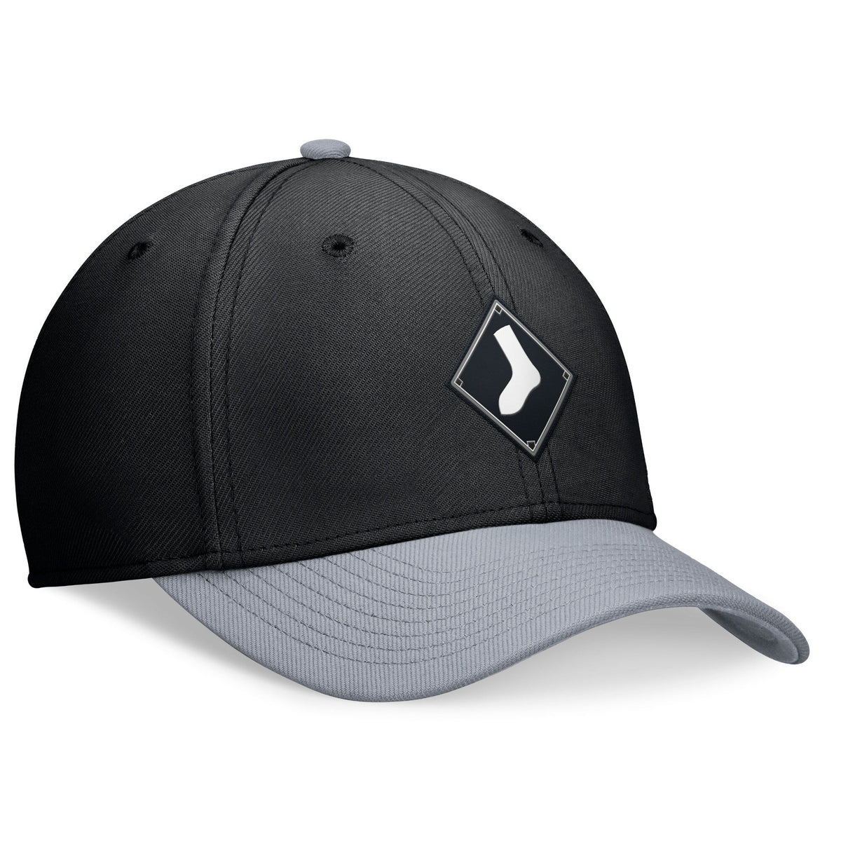 Chicago White Sox Nike Pro Rise City Black/Gray Flex Hat product image 3, provided for visual reference and product detail