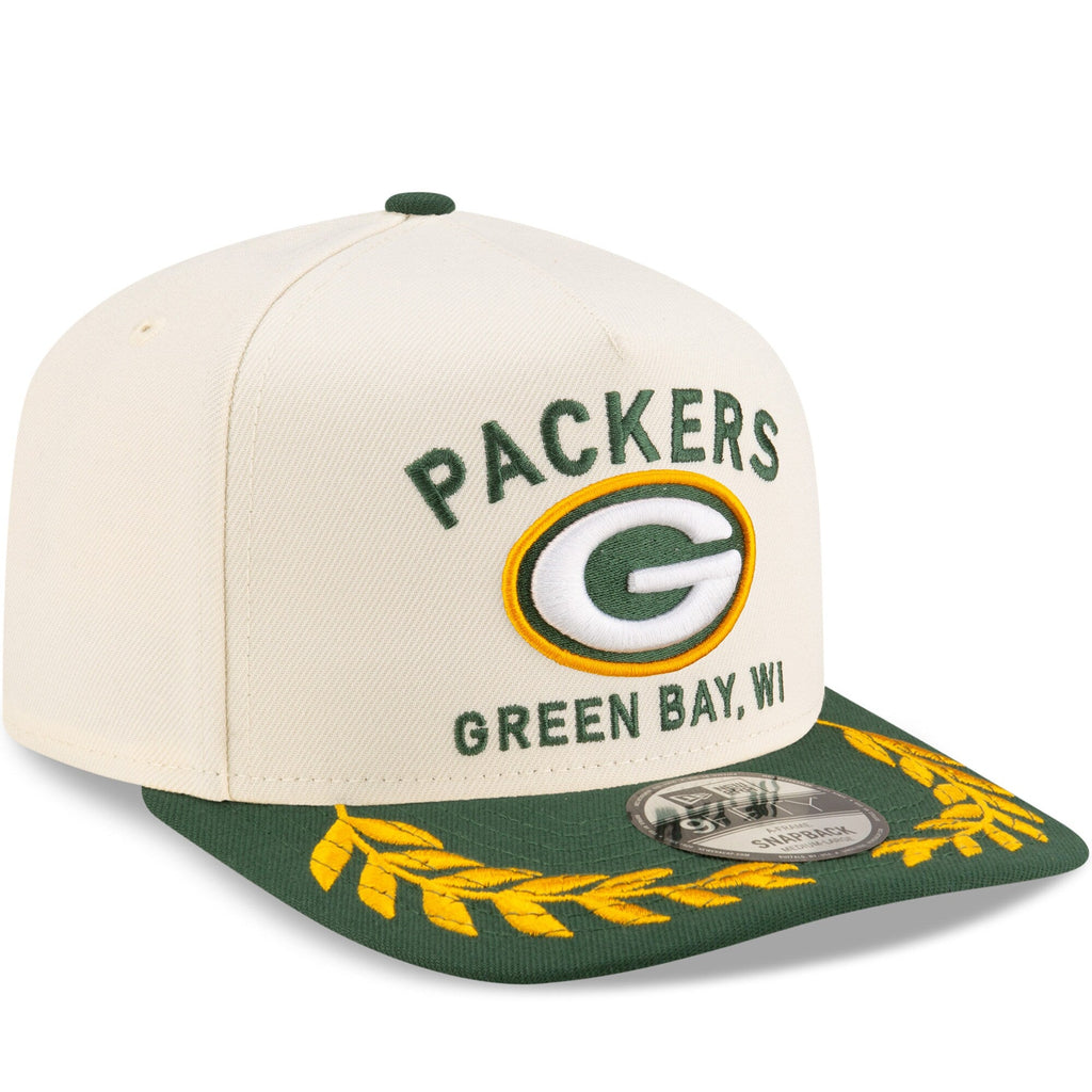 Green Bay Packers New Era 2025 NFL Draft Chrome A-Frame 9FIFTY Snapback Adjustable Hat for Men product image 3, provided for