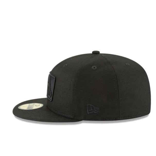 MLB Batterman New Era Black Tonal 59FIFTY Fitted Hat for Men product image 3, provided for visual reference and product