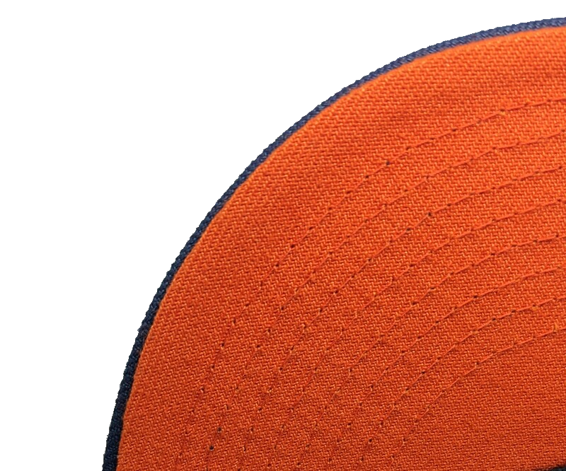 Chicago Bears 2 Tone Orange/Navy Alternate New Era 59FIFTY Fitted Hat product image 7, provided for visual reference and
