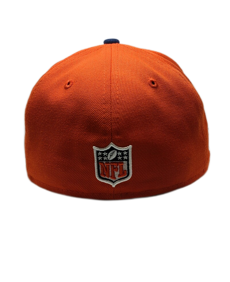Chicago Bears 2 Tone Orange/Navy Alternate New Era 59FIFTY Fitted Hat product image 6, provided for visual reference and