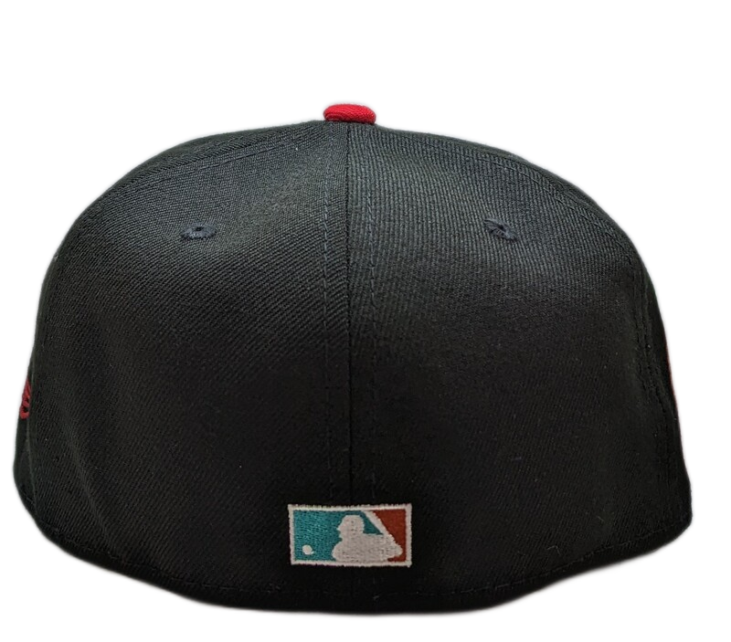 Anaheim Angels New Era 2 Tone Black/Red Guns N Roses Inspired Rock Pack 59FIFTY Fitted Hat product image 4, provided for