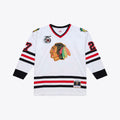 Jeremy Roenick Chicago Blackhawks White 1991-92 Power Play Jersey for Men product image 1, provided for visual reference and