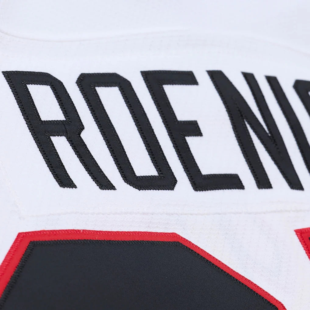 Jeremy Roenick Chicago Blackhawks White 1991-92 Power Play Jersey for Men product image 6, provided for visual reference and