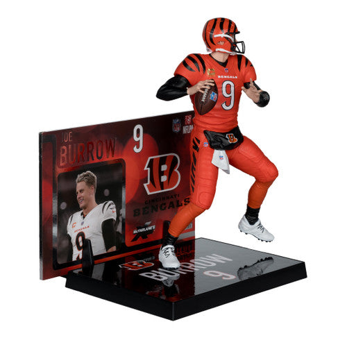 Joe Burrow Cincinnati Bengals Sportspicks Legacy Series McFarlane Figure product image 2, provided for visual reference and