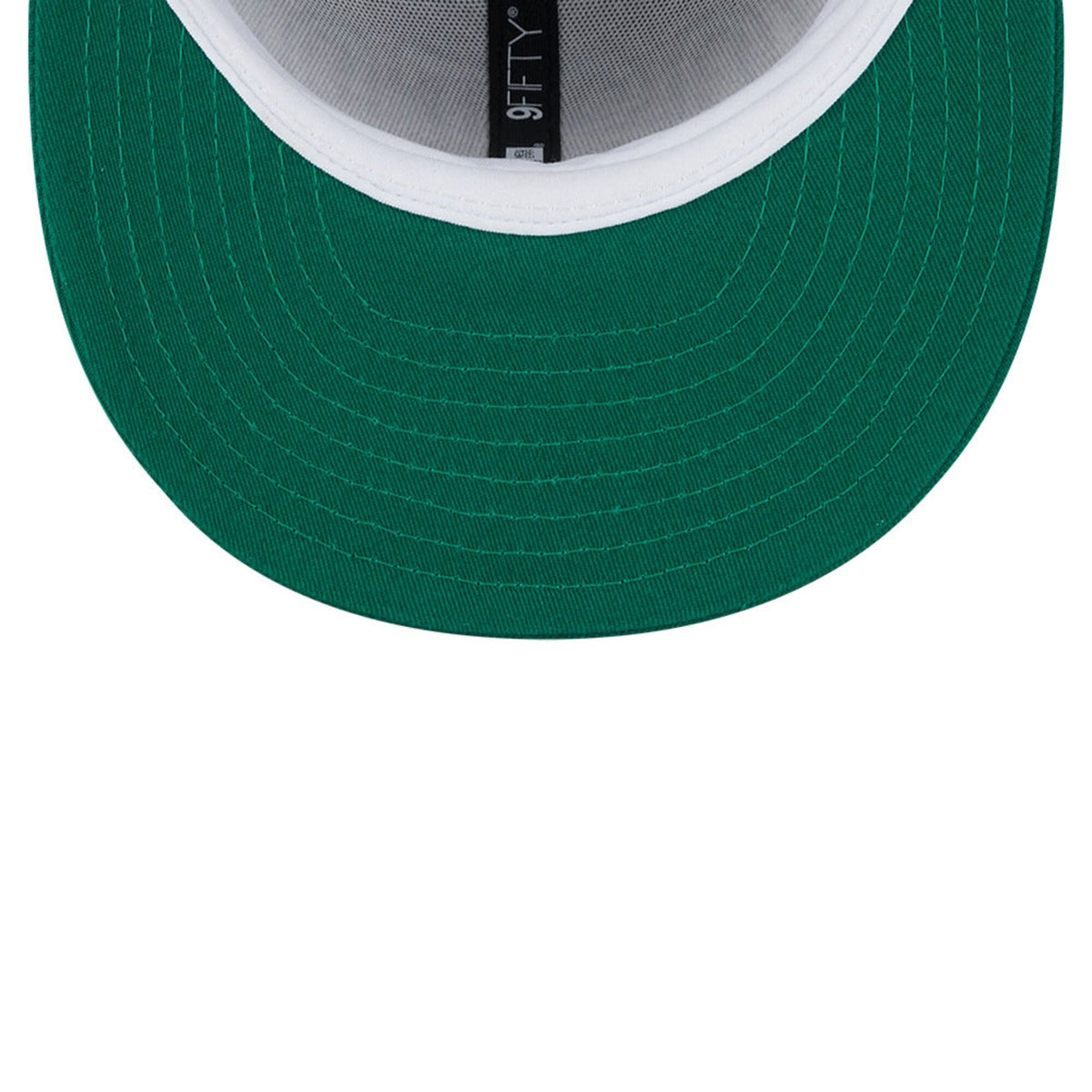 Boston Celtics New Era Gray/Kelly Green Tip-Off Two-Tone 9FIFTY Snapback Hat for Men product image 5, provided for visual
