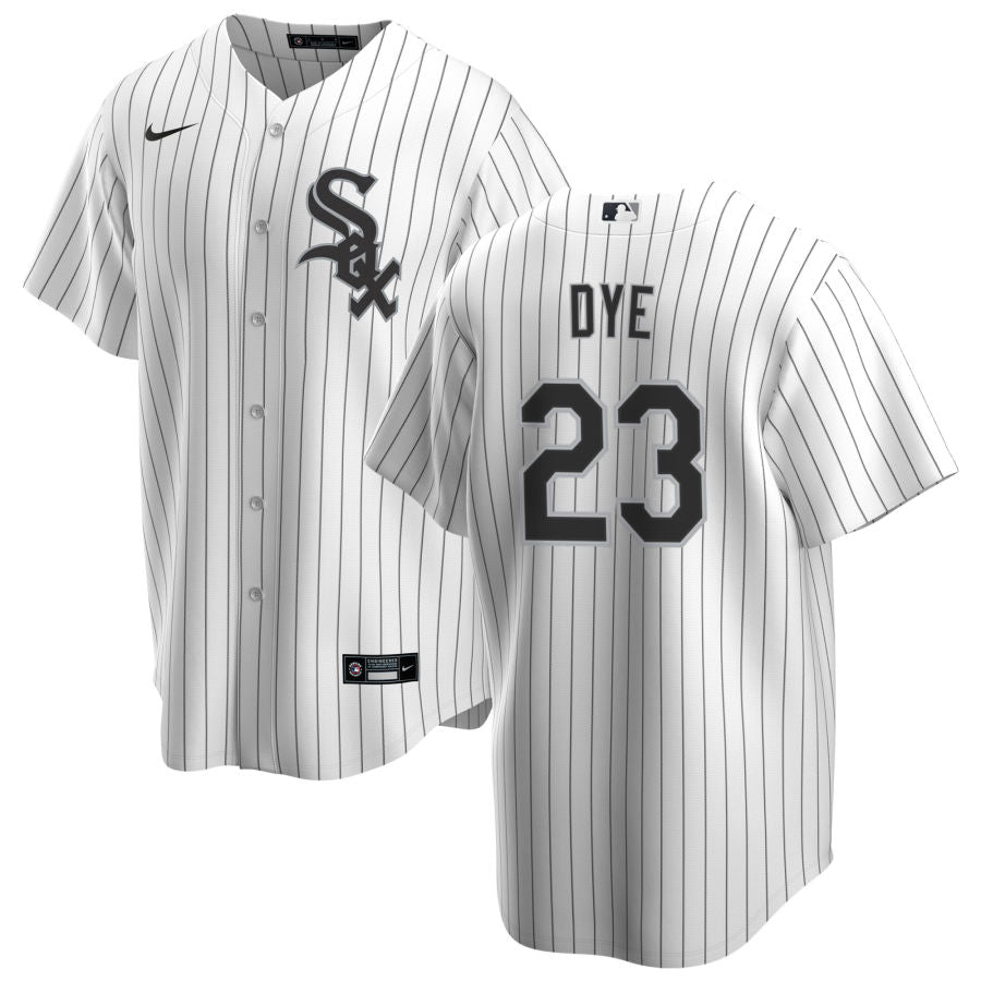 Jermaine Dye Chicago White Sox NIKE Replica Men Home Jersey With Premium Lettering product image 1, provided for visual