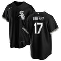 NIKE Men Ken Griffey Jr. Chicago White Sox Black Alternate Premium Replica Jersey product image 1, provided for visual