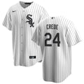 NIKE Men Joe Crede Chicago White Sox Home Replica Jersey With Premium Lettering product image 1, provided for visual