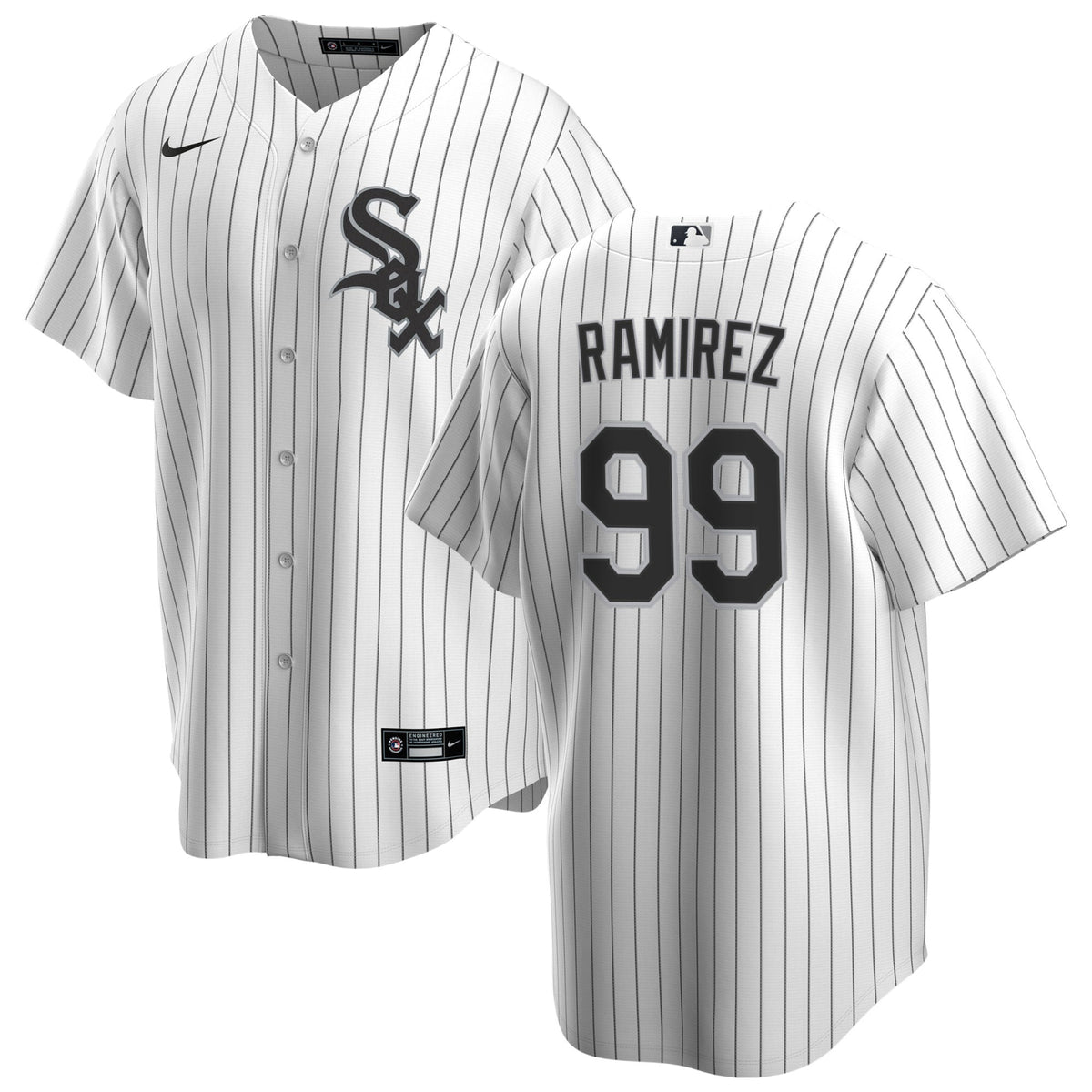 NIKE Men Manny Ramirez Chicago White Sox Home Premium Replica Jersey product image 1, provided for visual reference and