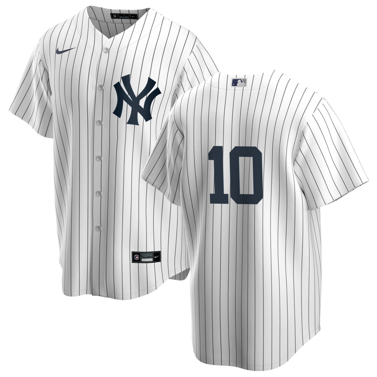 Nike Phil Rizzuto #10 White New York Yankees Home Official Replica Player Jersey for Men product image 1, provided for