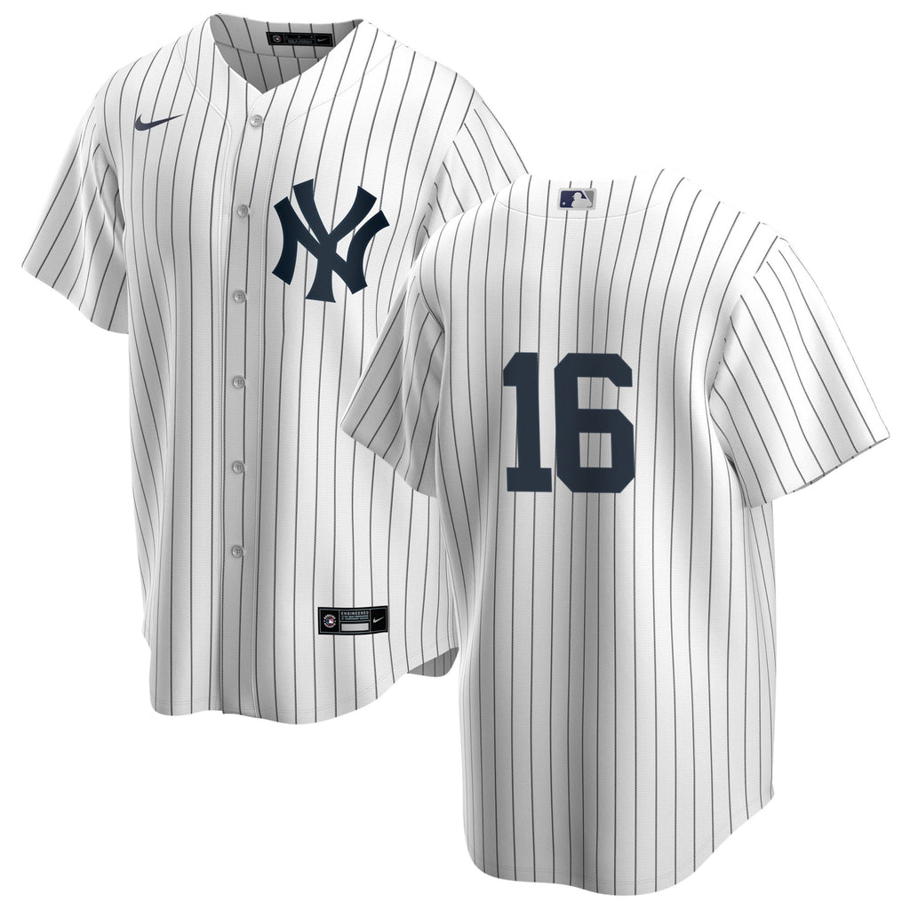 Nike Whitey Ford #16 White New York Yankees Home Official Replica Player Jersey for Men product image 1, provided for visual