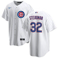 NIKE Men Chet "Rocket" Steadman Chicago Cubs White Home Premium Twill Replica Jersey product image 1, provided for visual