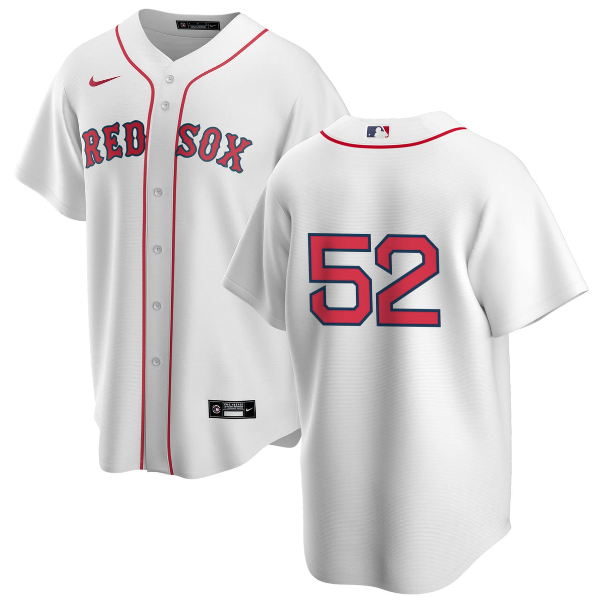 Nike Boston Red Sox Bobby Jenks #52 Home Official Replica Player Jersey for Men product image 1, provided for visual