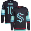 Matty Beniers Seattle Kraken adidas Navy Home Authentic Primegreen Premium Jersey for Men product image 1, provided for