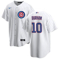 NIKE Men Leon Durham Chicago Cubs Premium Twill White Home Replica Jersey product image 1, provided for visual reference and